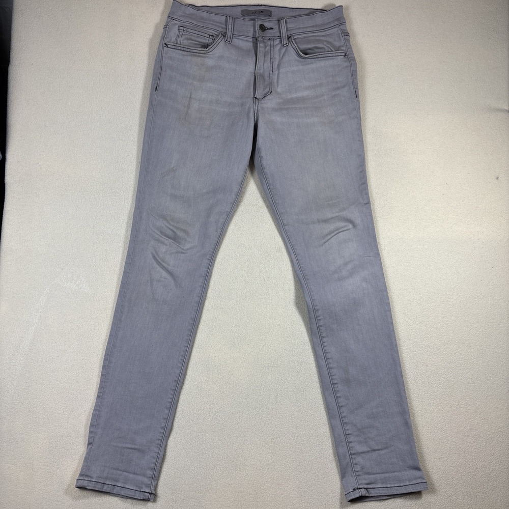 Joe's Jeans The Skinny‎ Light Gray Wash Stretch Denim Men's Size 31 Distressed